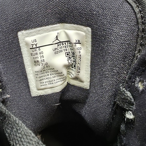 Nike Air Jordan 1 Mid SE Glow in the Dark AV5174-076 US 7Y Hi-Top Shoes - Picture 15 of 15